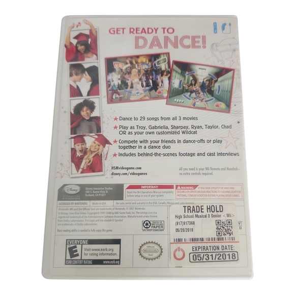 High School Musical 3: Senior Year Dance! (Nintendo Wii) – Complete w/ Game - Picture 2 of 4